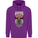 Anubis God of the Dead Ancient Egyptian Egypt Childrens Kids Hoodie Purple