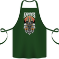 Anubis God of the Dead Ancient Egyptian Egypt Cotton Apron 100% Organic Forest Green