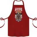 Anubis God of the Dead Ancient Egyptian Egypt Cotton Apron 100% Organic Maroon