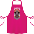 Anubis God of the Dead Ancient Egyptian Egypt Cotton Apron 100% Organic Pink