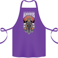 Anubis God of the Dead Ancient Egyptian Egypt Cotton Apron 100% Organic Purple