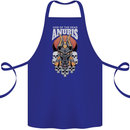 Anubis God of the Dead Ancient Egyptian Egypt Cotton Apron 100% Organic Royal Blue