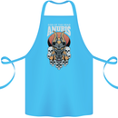 Anubis God of the Dead Ancient Egyptian Egypt Cotton Apron 100% Organic Turquoise
