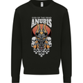 Anubis God of the Dead Ancient Egyptian Egypt Kids Sweatshirt Jumper Black
