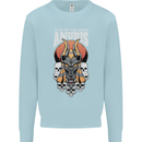 Anubis God of the Dead Ancient Egyptian Egypt Kids Sweatshirt Jumper Light Blue