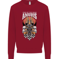 Anubis God of the Dead Ancient Egyptian Egypt Kids Sweatshirt Jumper Red