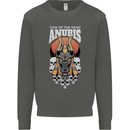 Anubis God of the Dead Ancient Egyptian Egypt Kids Sweatshirt Jumper Storm Grey