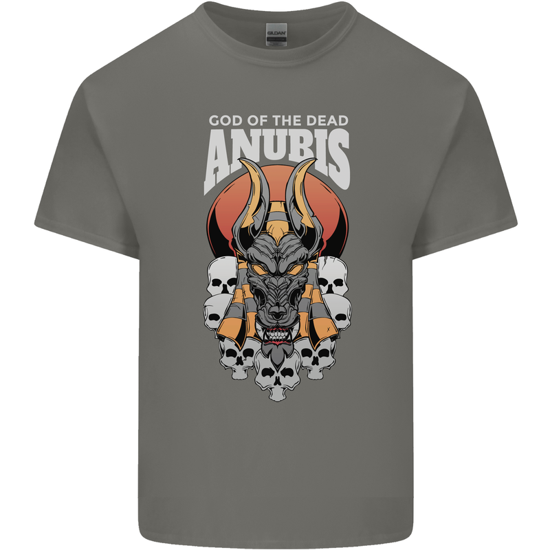 Anubis God of the Dead Ancient Egyptian Egypt Kids T-Shirt Childrens Charcoal