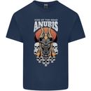 Anubis God of the Dead Ancient Egyptian Egypt Kids T-Shirt Childrens Navy Blue