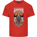 Anubis God of the Dead Ancient Egyptian Egypt Kids T-Shirt Childrens Red