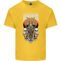 Anubis God of the Dead Ancient Egyptian Egypt Kids T-Shirt Childrens Yellow