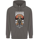 Anubis God of the Dead Ancient Egyptian Egypt Mens 80% Cotton Hoodie Charcoal