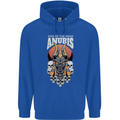 Anubis God of the Dead Ancient Egyptian Egypt Mens 80% Cotton Hoodie Royal Blue