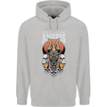 Anubis God of the Dead Ancient Egyptian Egypt Mens 80% Cotton Hoodie Sports Grey