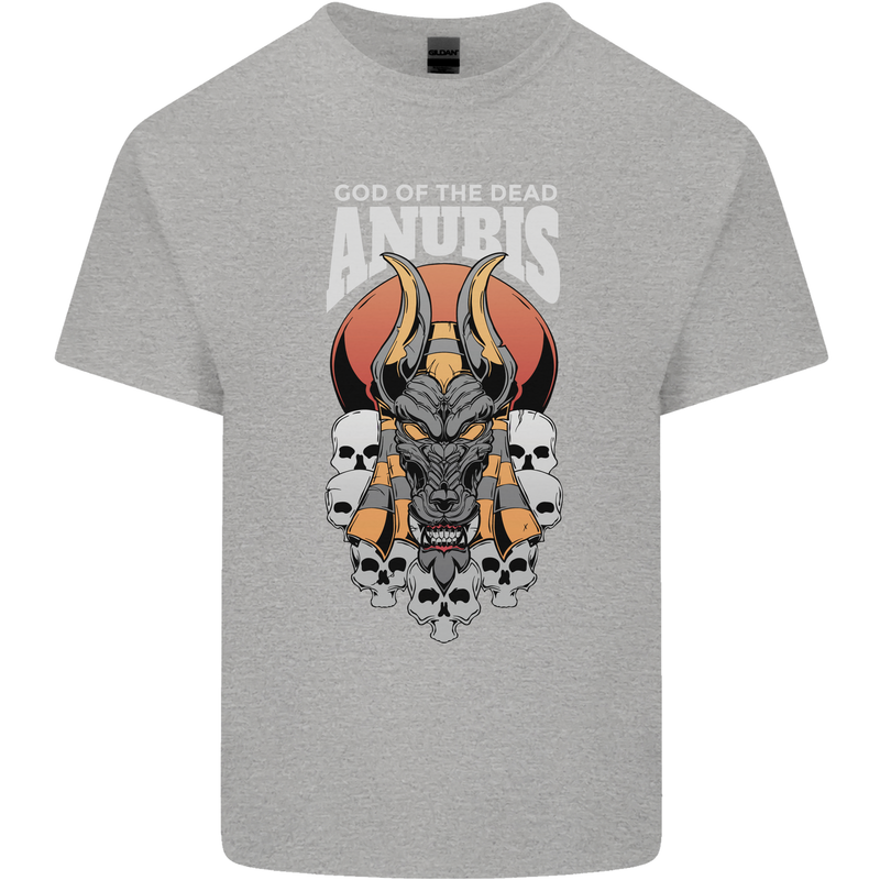 Anubis God of the Dead Ancient Egyptian Egypt Mens Cotton T-Shirt Tee Top Sports Grey