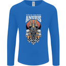 Anubis God of the Dead Ancient Egyptian Egypt Mens Long Sleeve T-Shirt Royal Blue