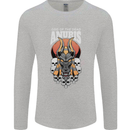 Anubis God of the Dead Ancient Egyptian Egypt Mens Long Sleeve T-Shirt Sports Grey