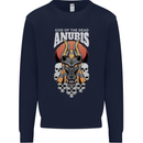 Anubis God of the Dead Ancient Egyptian Egypt Mens Sweatshirt Jumper Navy Blue