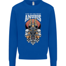 Anubis God of the Dead Ancient Egyptian Egypt Mens Sweatshirt Jumper Royal Blue