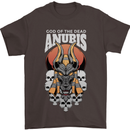 Anubis God of the Dead Ancient Egyptian Egypt Mens T-Shirt 100% Cotton Dark Chocolate