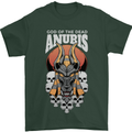 Anubis God of the Dead Ancient Egyptian Egypt Mens T-Shirt 100% Cotton Forest Green