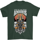 Anubis God of the Dead Ancient Egyptian Egypt Mens T-Shirt 100% Cotton Forest Green