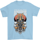 Anubis God of the Dead Ancient Egyptian Egypt Mens T-Shirt 100% Cotton Light Blue