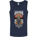 Anubis God of the Dead Ancient Egyptian Egypt Mens Vest Tank Top Navy Blue