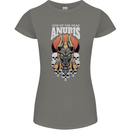 Anubis God of the Dead Ancient Egyptian Egypt Womens Petite Cut T-Shirt Charcoal