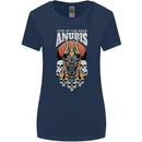 Anubis God of the Dead Ancient Egyptian Egypt Womens Wider Cut T-Shirt Navy Blue