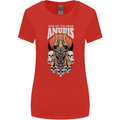 Anubis God of the Dead Ancient Egyptian Egypt Womens Wider Cut T-Shirt Red