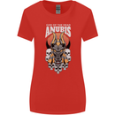Anubis God of the Dead Ancient Egyptian Egypt Womens Wider Cut T-Shirt Red