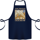 Anunaki Descendant Ancient Egyptian God Egypt Cotton Apron 100% Organic Navy Blue