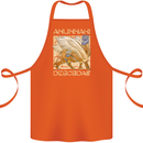 Anunaki Descendant Ancient Egyptian God Egypt Cotton Apron 100% Organic Orange