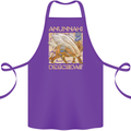 Anunaki Descendant Ancient Egyptian God Egypt Cotton Apron 100% Organic Purple