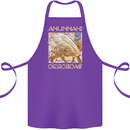 Anunaki Descendant Ancient Egyptian God Egypt Cotton Apron 100% Organic Purple