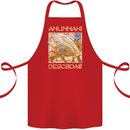 Anunaki Descendant Ancient Egyptian God Egypt Cotton Apron 100% Organic Red