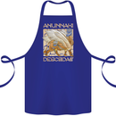 Anunaki Descendant Ancient Egyptian God Egypt Cotton Apron 100% Organic Royal Blue