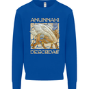 Anunaki Descendant Ancient Egyptian God Egypt Kids Sweatshirt Jumper Royal Blue