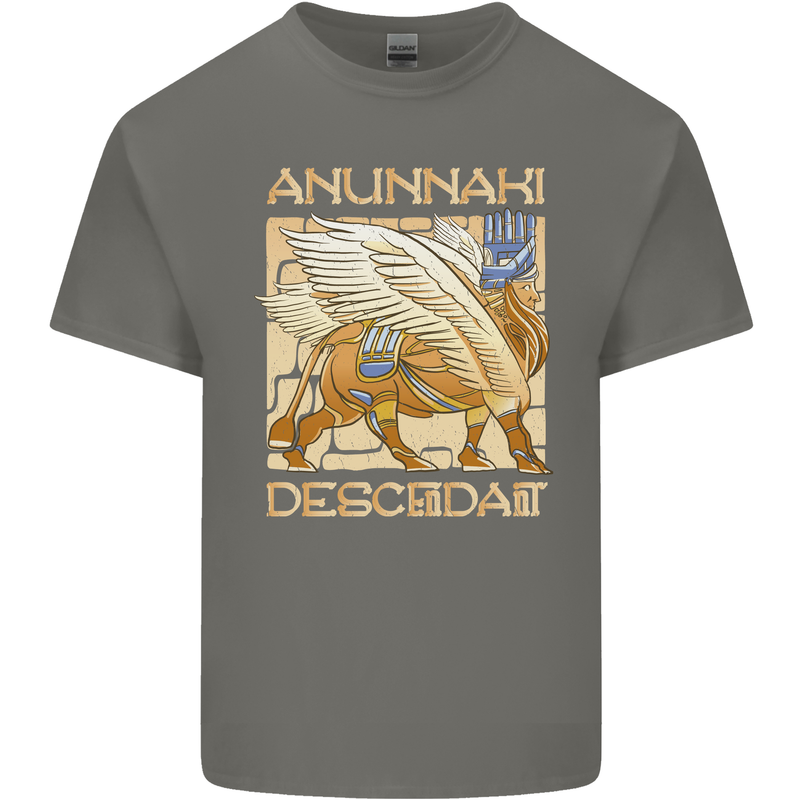 Anunaki Descendant Ancient Egyptian God Egypt Kids T-Shirt Childrens Charcoal