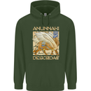 Anunaki Descendant Ancient Egyptian God Egypt Mens 80% Cotton Hoodie Forest Green