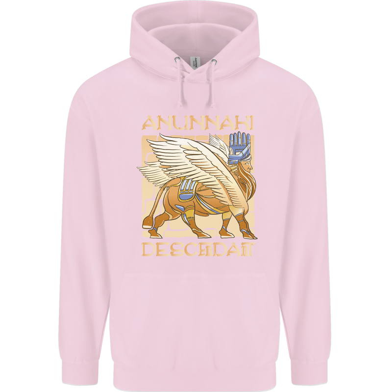 Anunaki Descendant Ancient Egyptian God Egypt Mens 80% Cotton Hoodie Light Pink