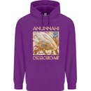 Anunaki Descendant Ancient Egyptian God Egypt Mens 80% Cotton Hoodie Purple