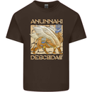 Anunaki Descendant Ancient Egyptian God Egypt Mens Cotton T-Shirt Tee Top Dark Chocolate