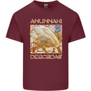 Anunaki Descendant Ancient Egyptian God Egypt Mens Cotton T-Shirt Tee Top Maroon