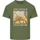 Anunaki Descendant Ancient Egyptian God Egypt Mens Cotton T-Shirt Tee Top Military Green