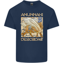 Anunaki Descendant Ancient Egyptian God Egypt Mens Cotton T-Shirt Tee Top Navy Blue