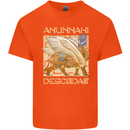 Anunaki Descendant Ancient Egyptian God Egypt Mens Cotton T-Shirt Tee Top Orange