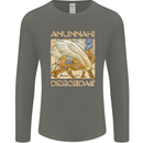 Anunaki Descendant Ancient Egyptian God Egypt Mens Long Sleeve T-Shirt Charcoal