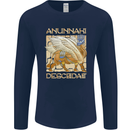 Anunaki Descendant Ancient Egyptian God Egypt Mens Long Sleeve T-Shirt Navy Blue